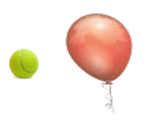 balloon tennis ball 